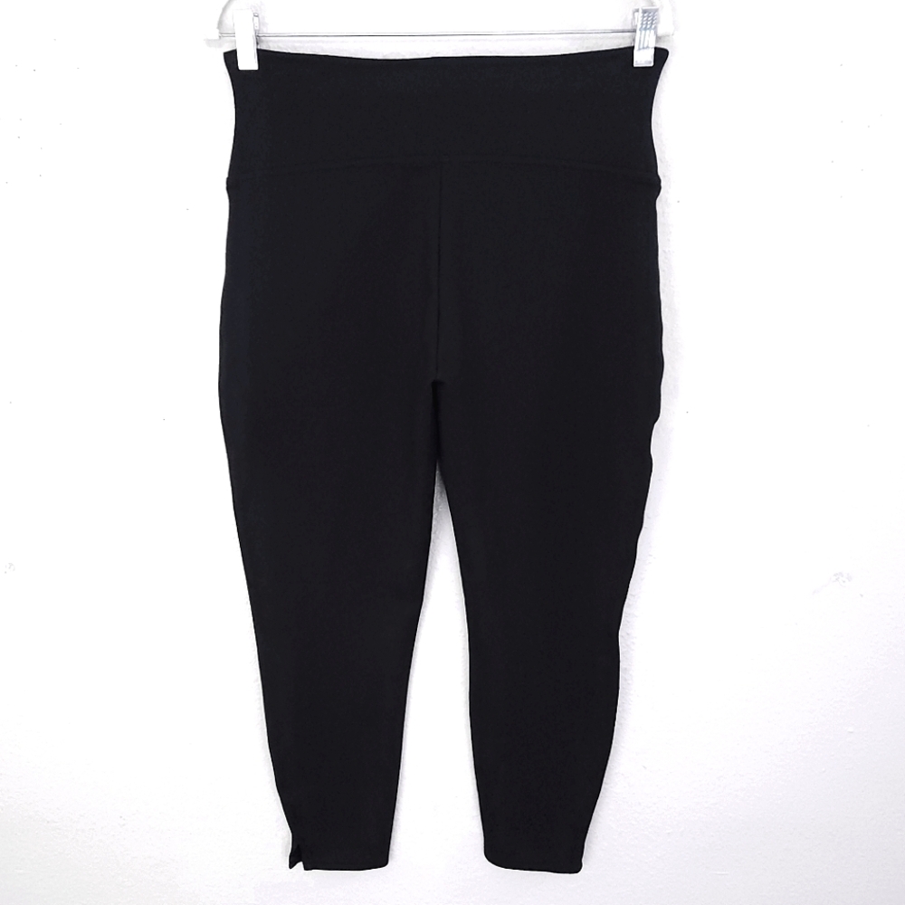 SPANX Ponte Ankle Leggings Split Hem Black XL Petite XLP - Picture 4 of 6